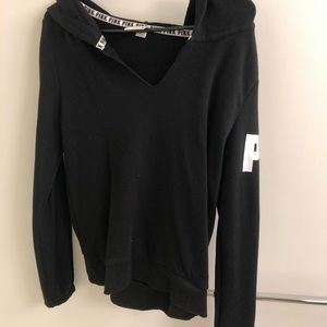 Pink overhead sweater